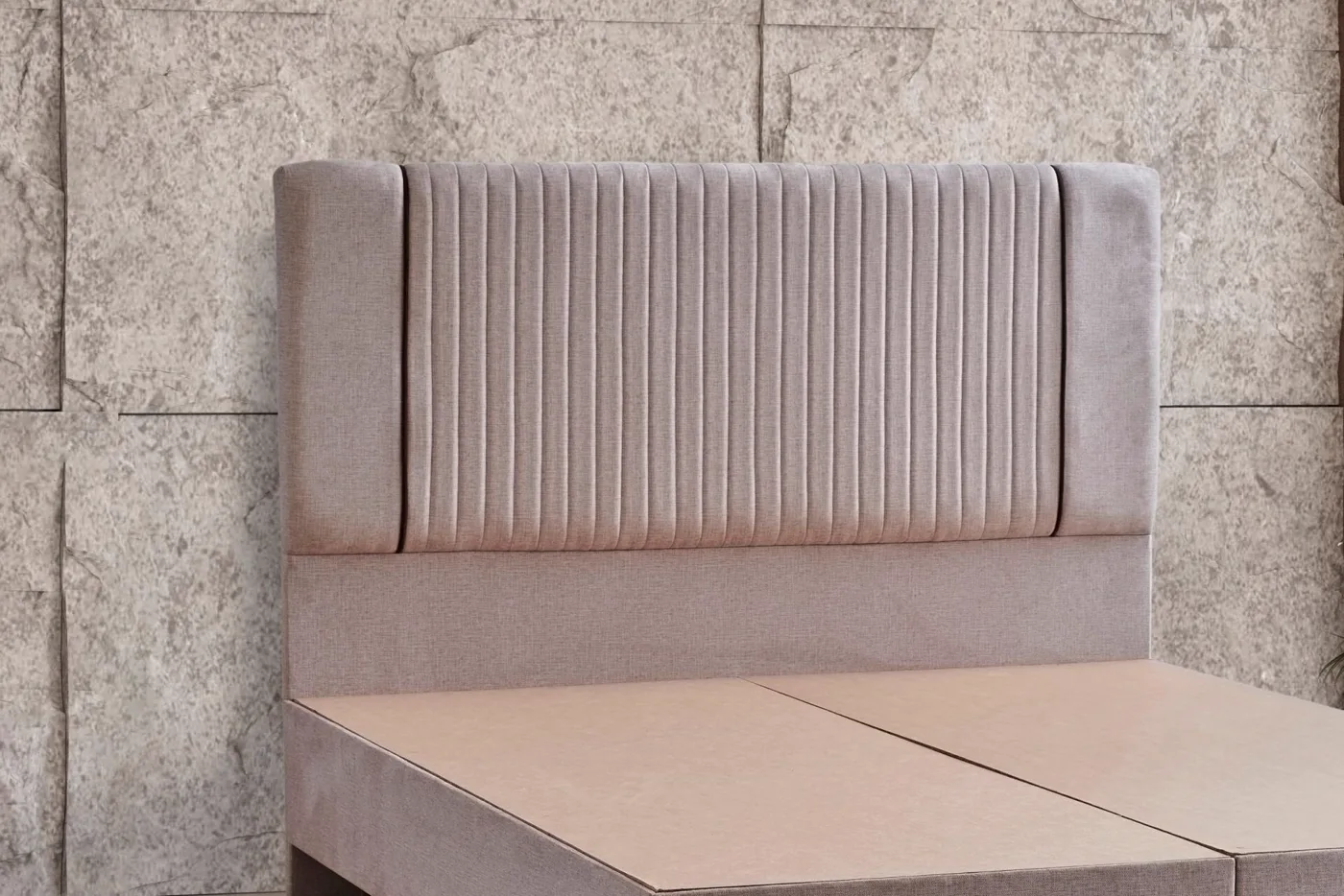 Lucca Sandıklı 150x200 Çift Kişilik Baza, Başlık Seti CP1440