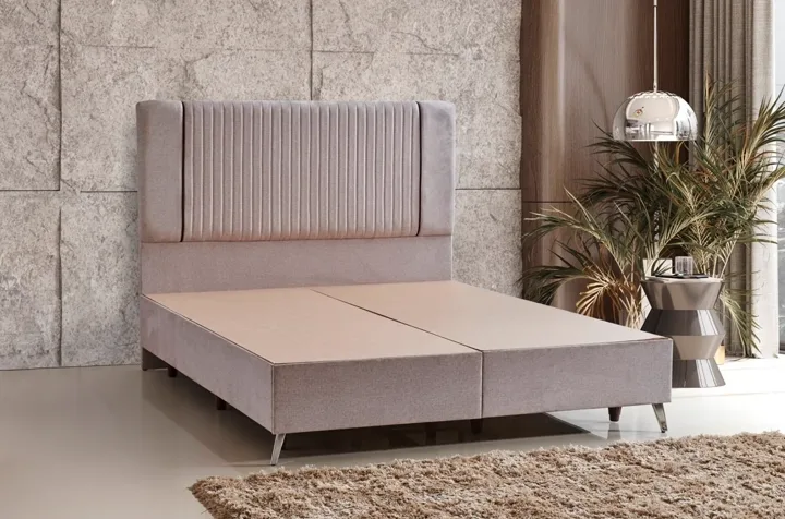 Lucca without storage 90x190 Single Divan Base, Headboard Set CP1439