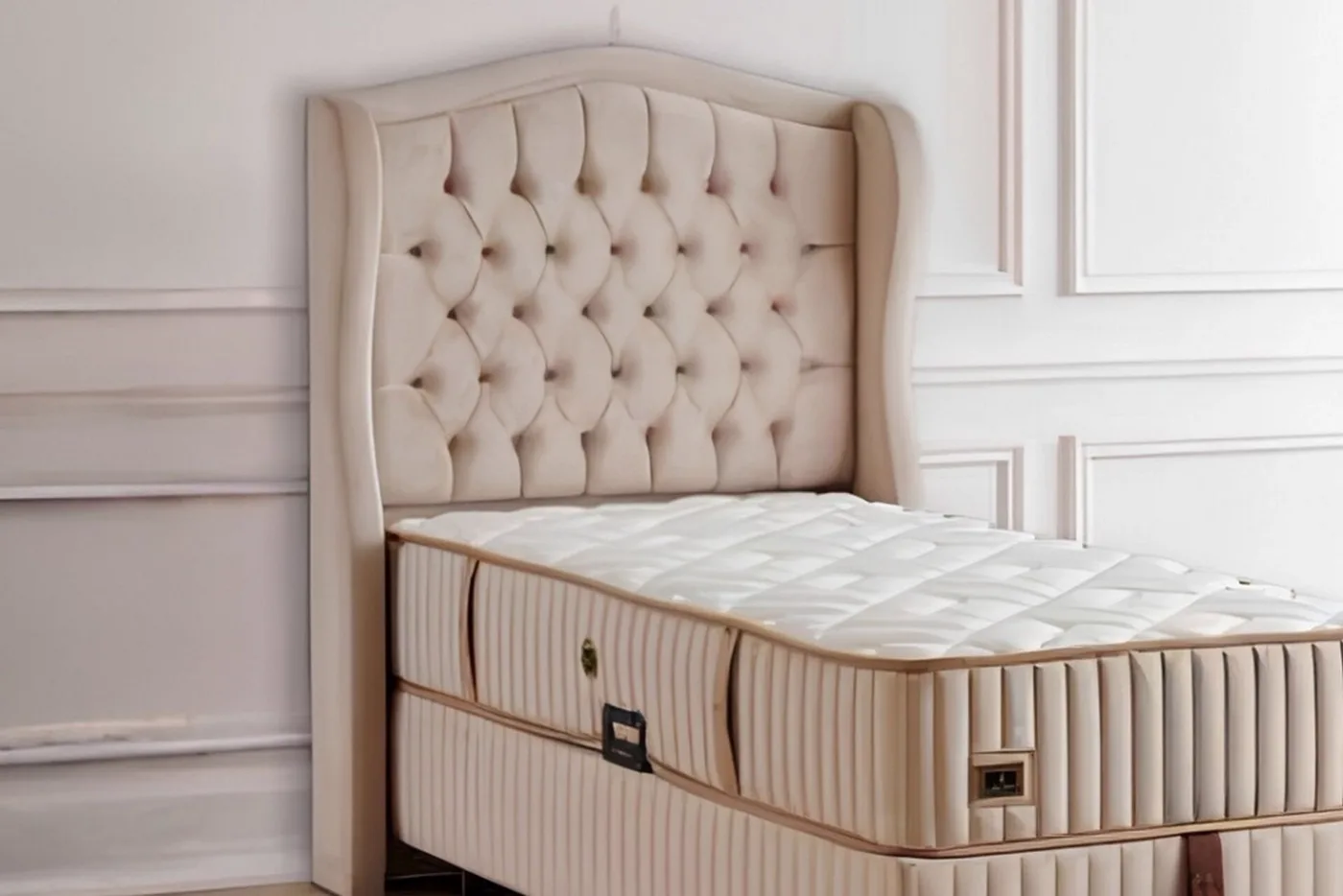 Regina 100x200 Single Divan Base, Headboard Set CP1436