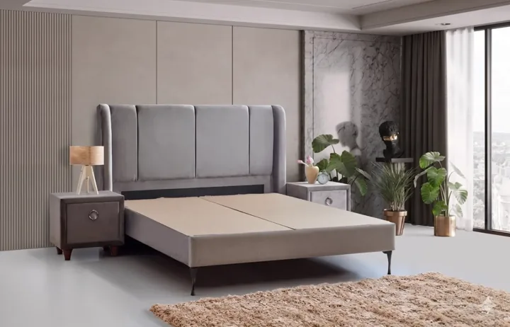 London 180x200 Double Divan Base, Headboard Set CP1431