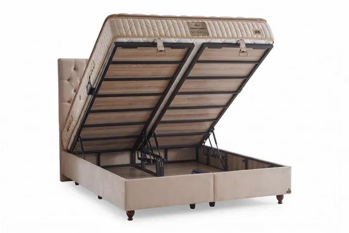 Napoli 140x190 Double Divan Base, Headboard Set CP1420