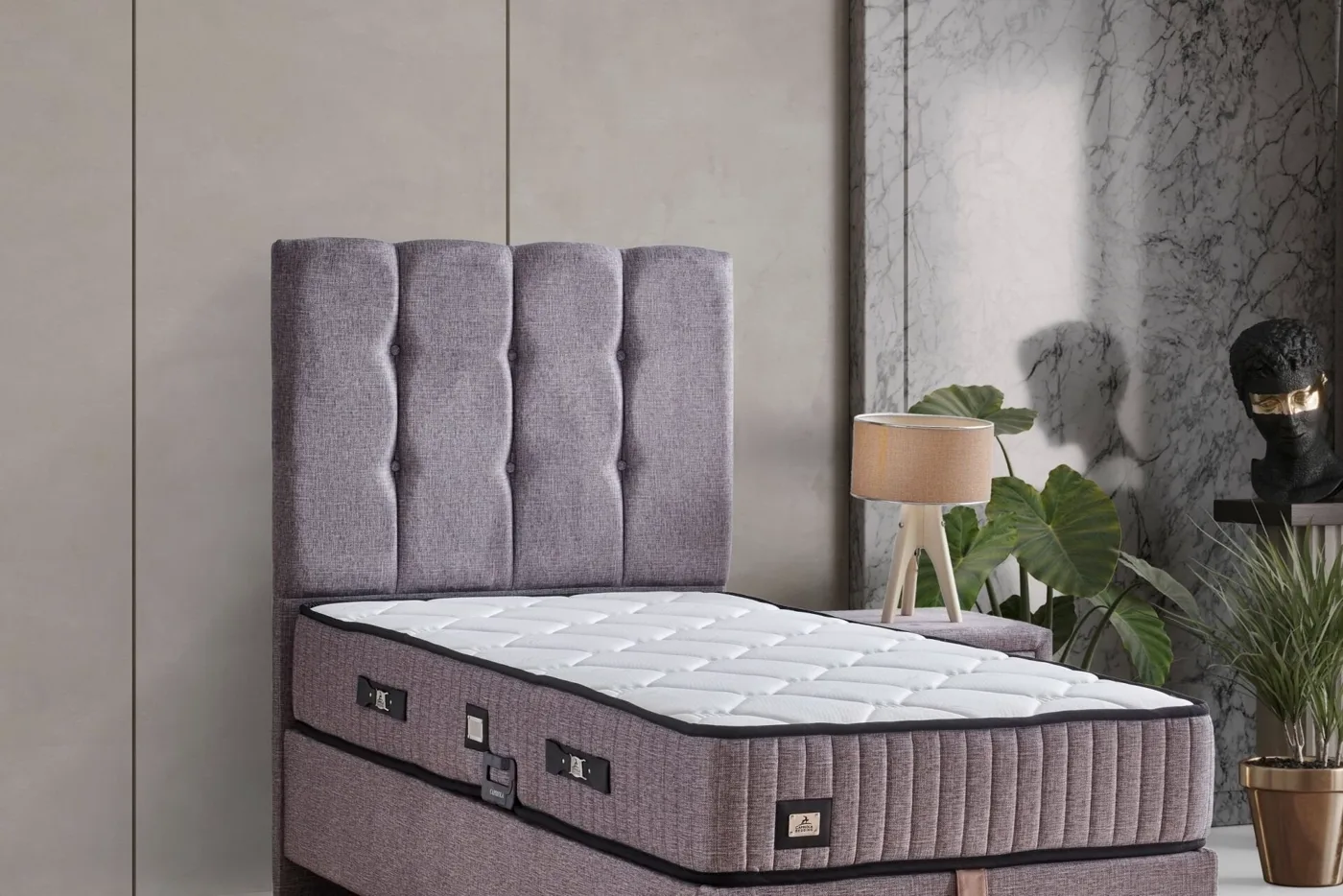 İnci Plus 100 cm Tek Kişilik Baza Başlığı CP1341