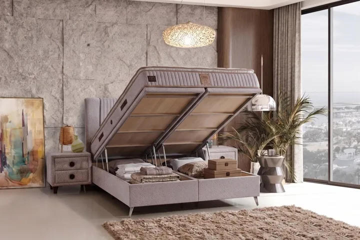 Lucca Ottoman Storage 160x200 Double Divan Base CP1240