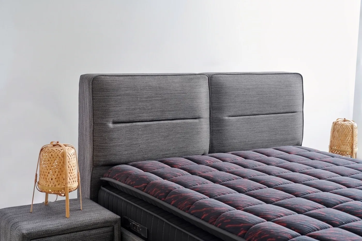 Olympic 160x200 Double Mattress, Divan Base, Headboard Set CP1012