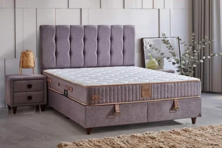 Inci Plus 200x200 Double Mattress, Divan Base, Headboard Set CP1041