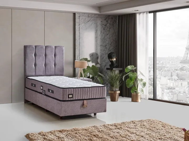 Inci Plus 100x200 Single Mattress, Divan Base, Headboard Set CP1041