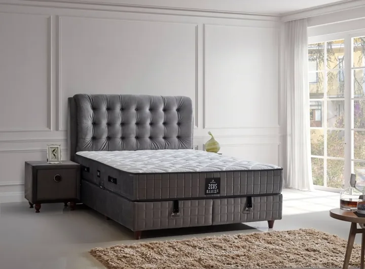 Zeus 100x200 Single Mattress, Divan Base, Headboard Set CP1027