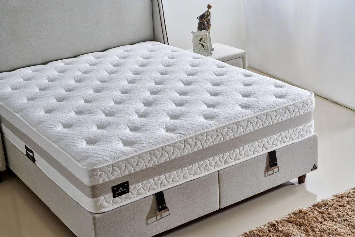 Monza 120x200 Single Mattress, Divan Base, Headboard Set CP1026
