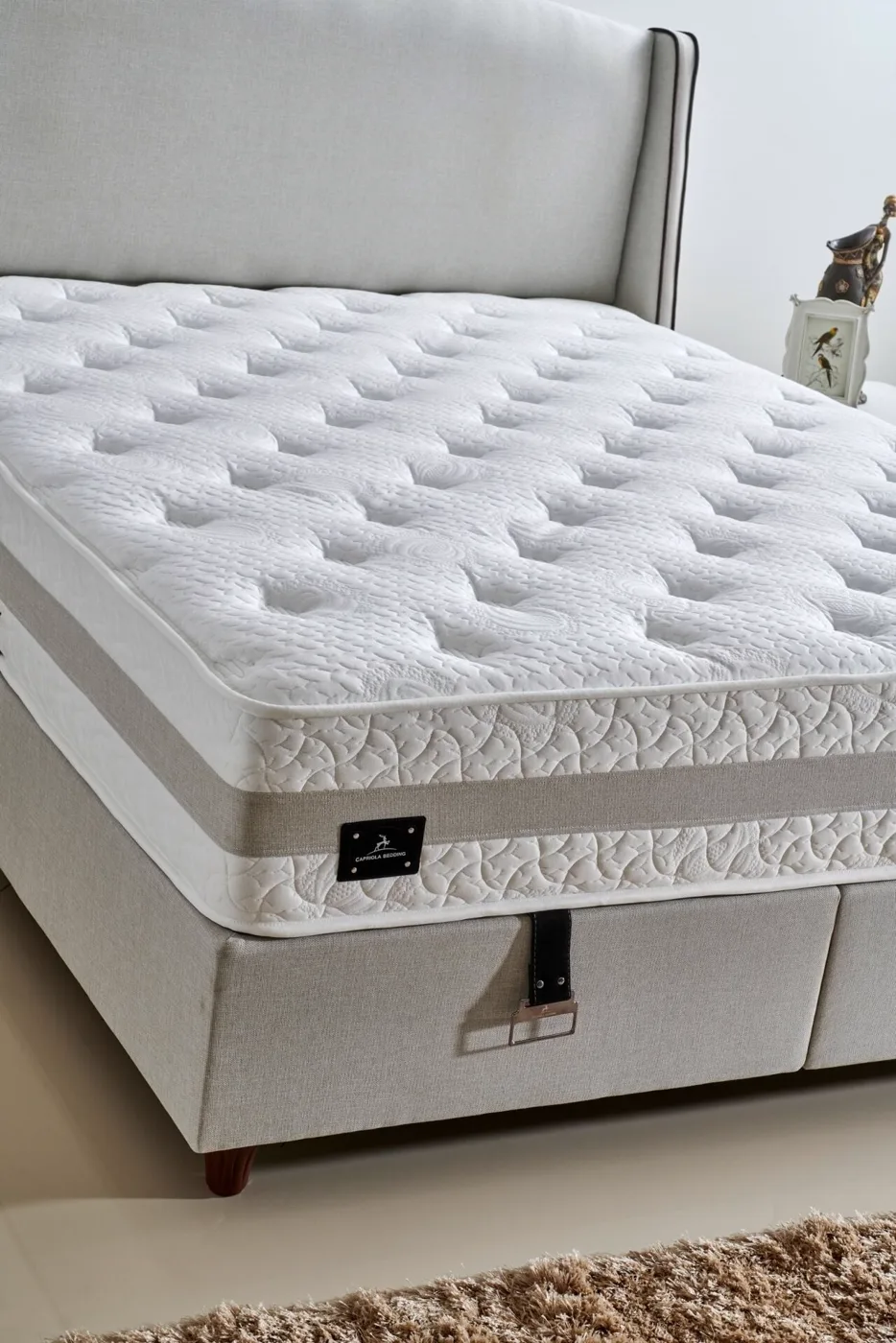 Monza 140x200 Double Mattress, Divan Base, Headboard Set CP1026