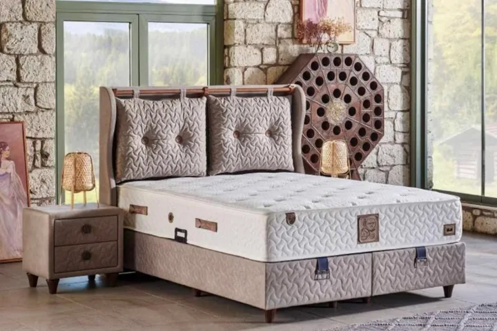 Comfort Life 90x200 Single Mattress, Divan Base, Headboard Set CP1023