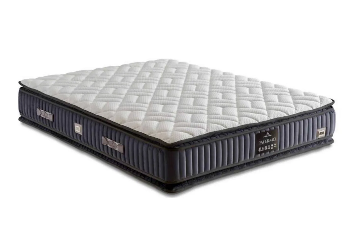 Palermo 100x200 Single Mattress, Divan Base, Headboard Set CP1021