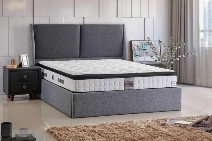 Oscar 90x190 Single Mattress, Divan Base, Headboard Set CP1014