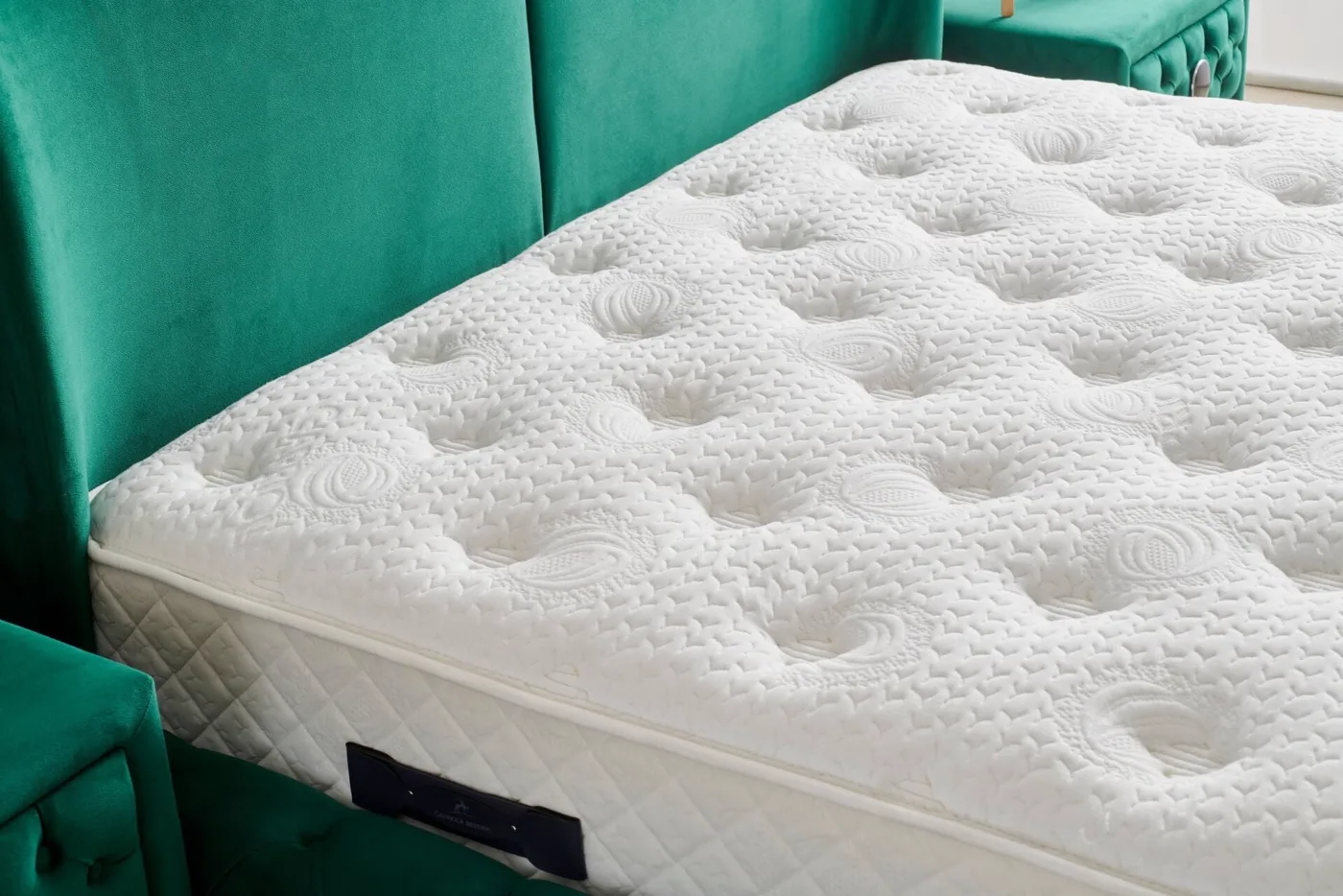 Lux Pro 90x190 Single Mattress, Divan Base, Headboard Set CP1009