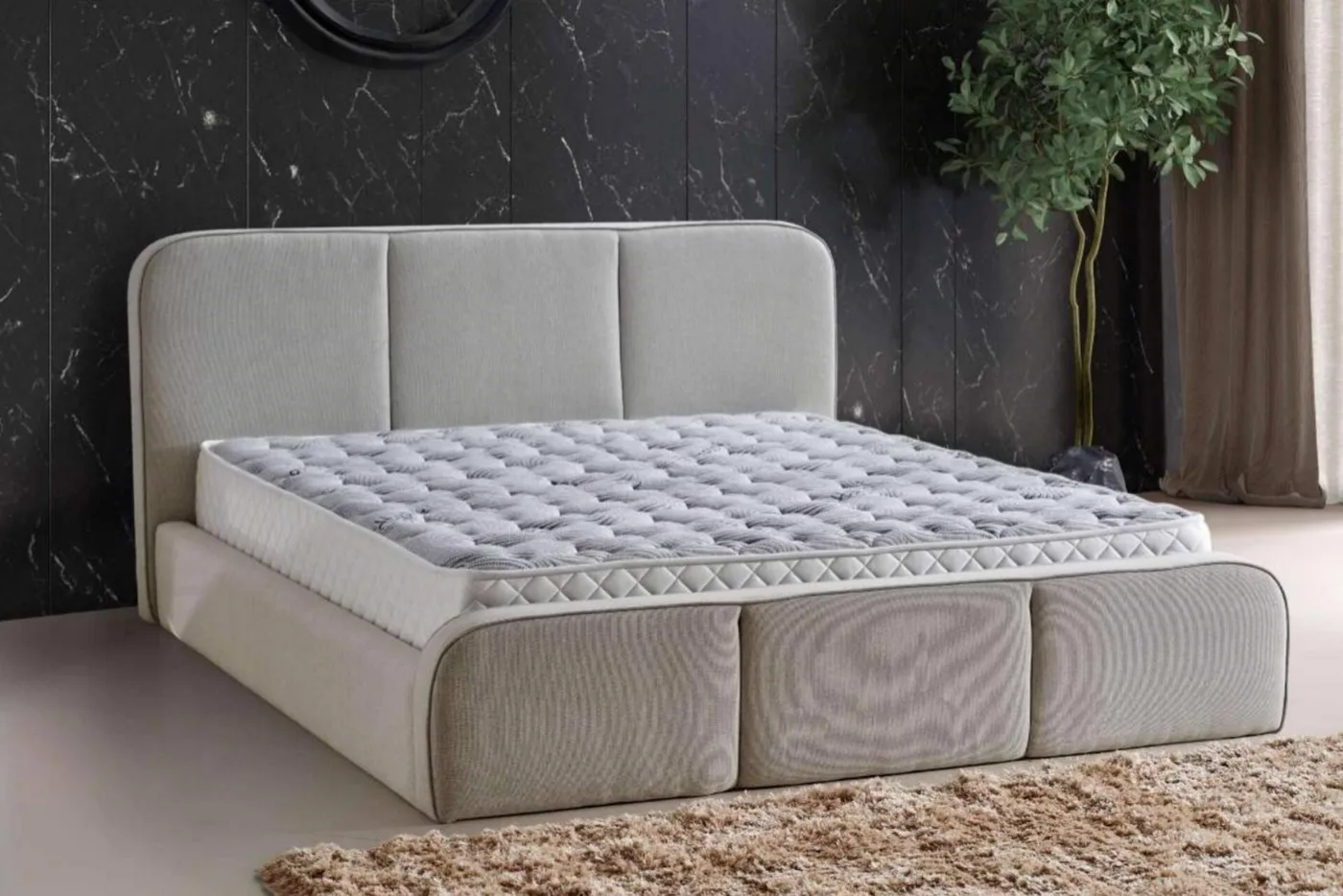 Armoni Hypnoz 100x200 Single Mattress, Divan Base, Headboard Set CP1010