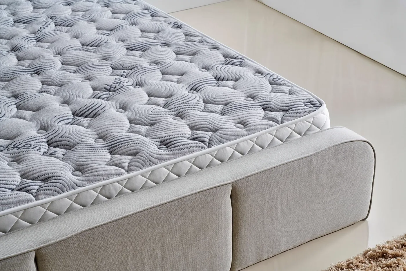 Armoni Hypnoz 100x200 Single Mattress, Divan Base, Headboard Set CP1010