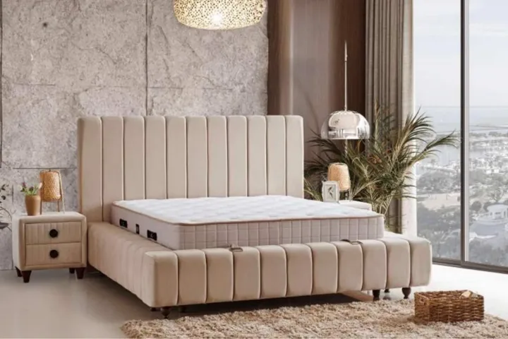 Tokyo 100x200 Single Mattress, Divan Base, Headboard Set CP1006