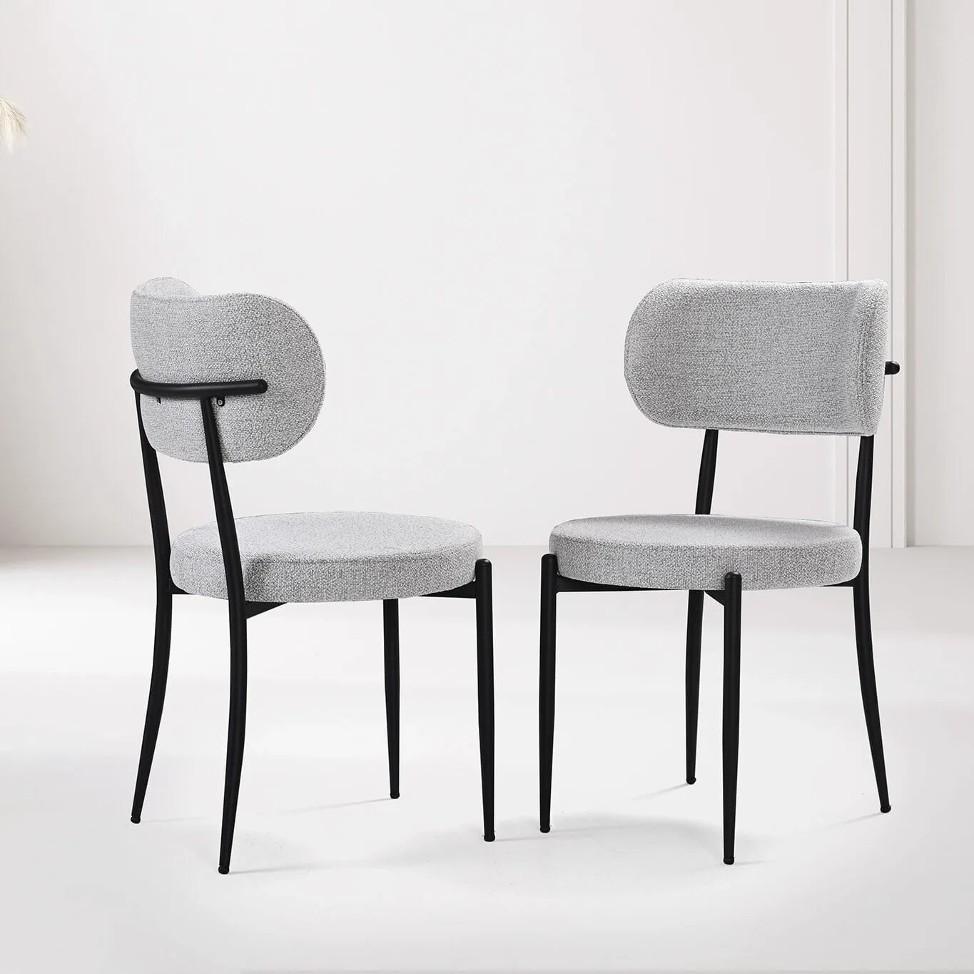 Mantar White Table & Atlas Chair Set HDR1433
