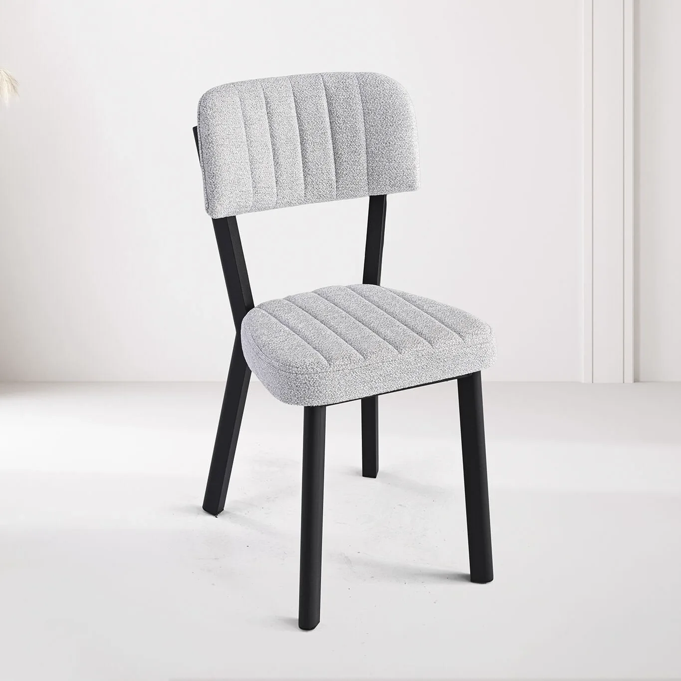 Mix White Marble Table & Ceyda Chair & Ceyda Bench Set HDR1435