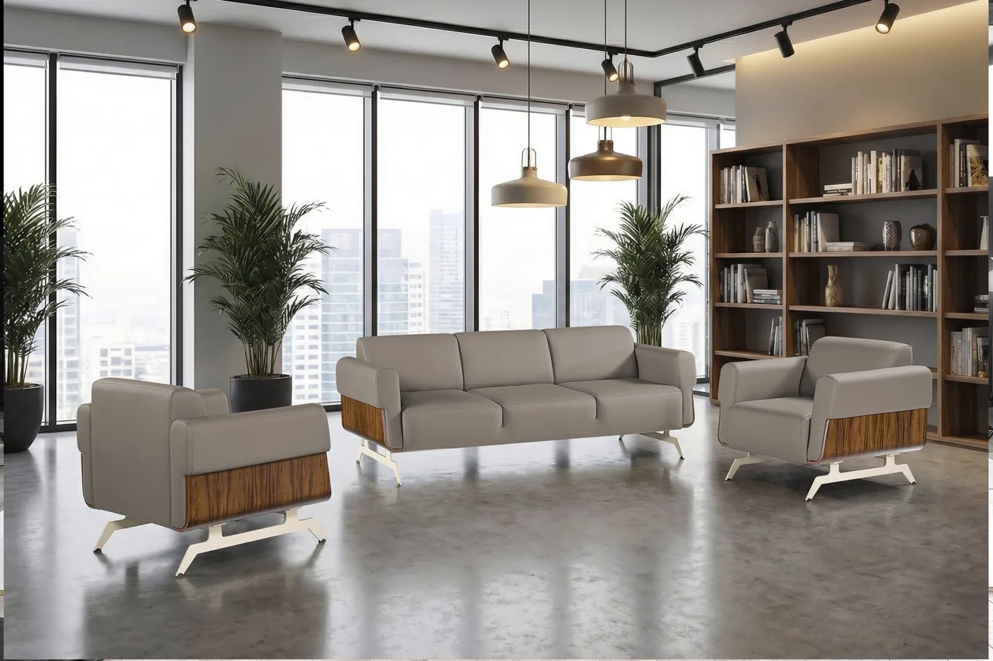 Maggie Office Armchair Set FSM1403