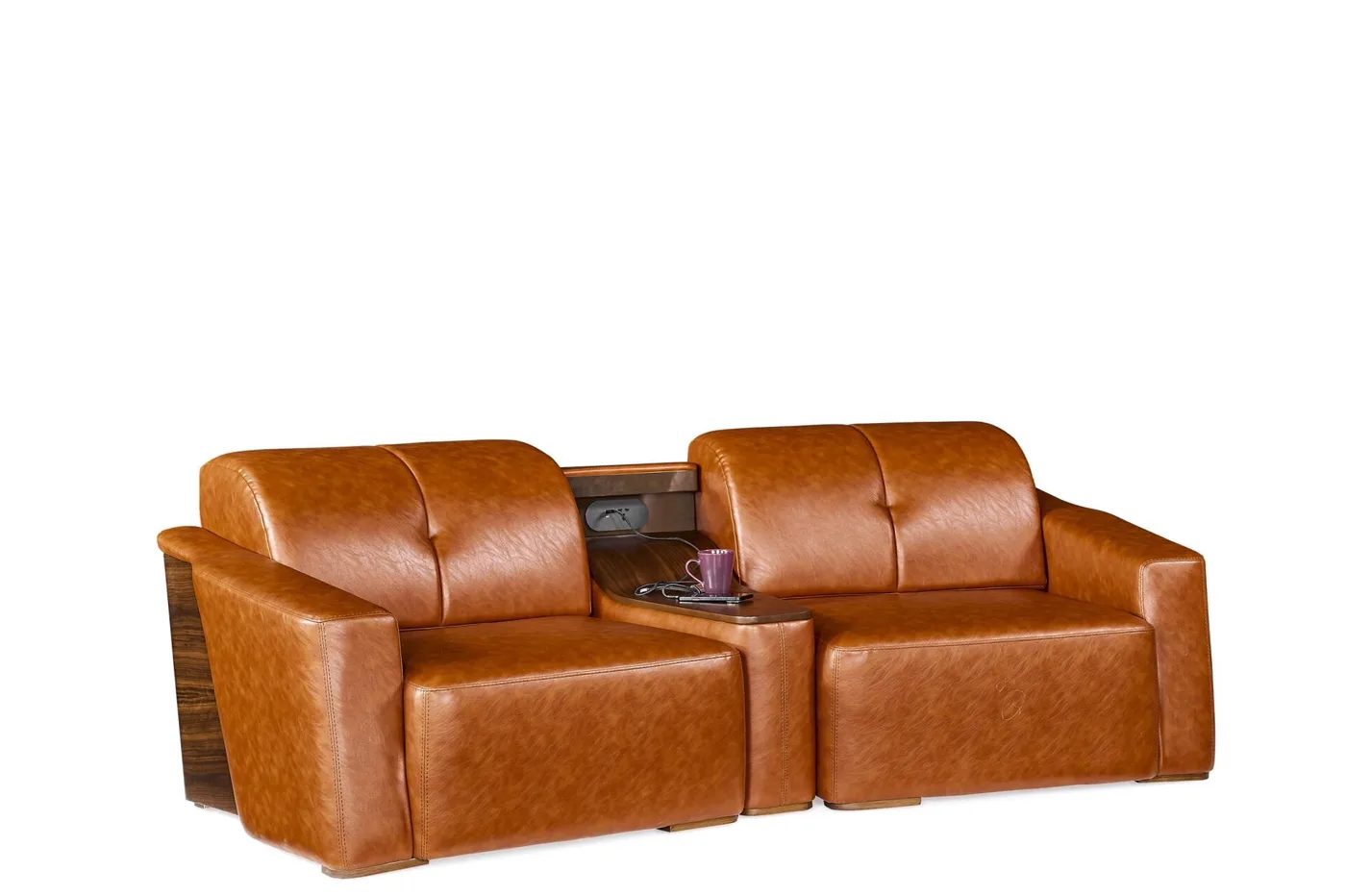 Bentley Office Armchair Set with Console FSM1401