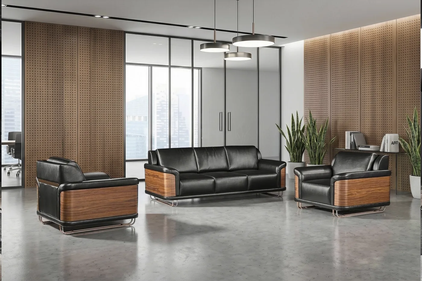 Valentino Office Sofa Set FSM1402