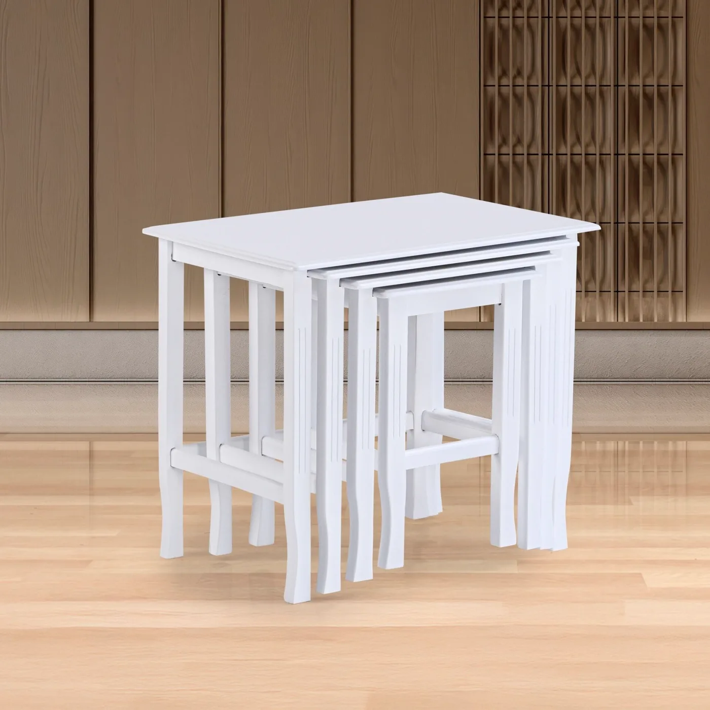 Eko Nesting Tables White TN0708