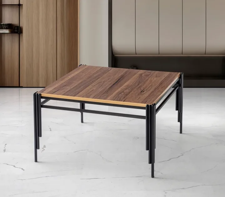 Piyano Square Coffee Table Walnut TN0697