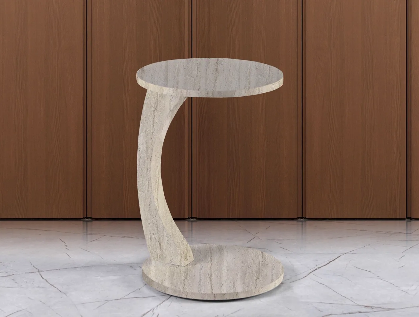 Tembellik Table Travertine TN0689