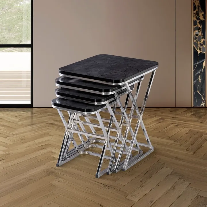 X Nesting Tables Iron TN0677