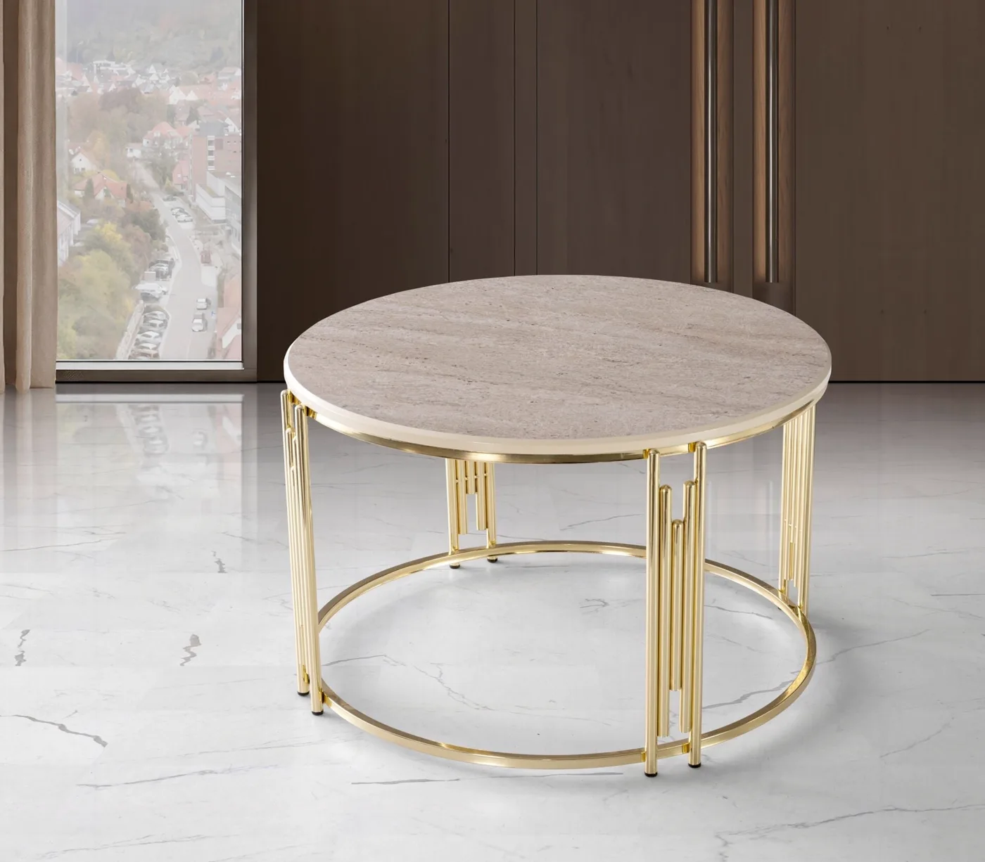 Piyano Coffee Table Travertine TN0668