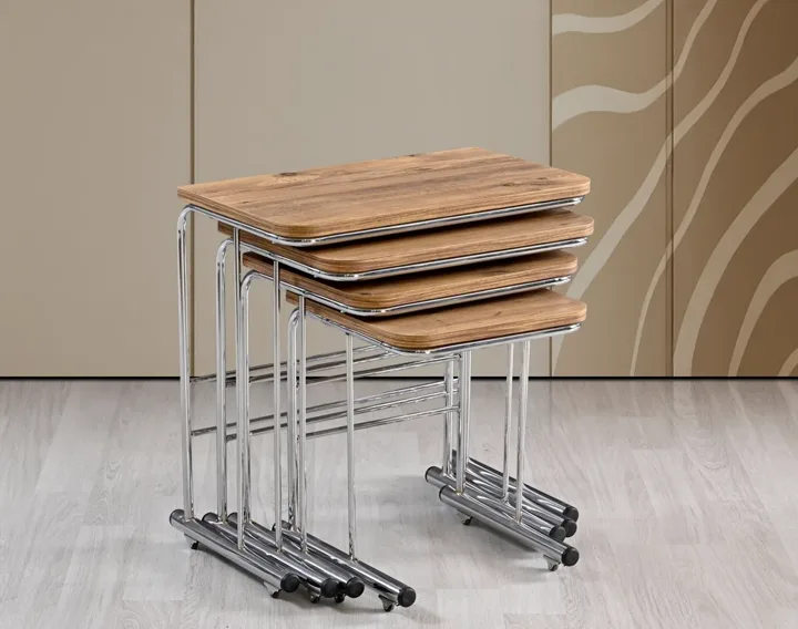 Tual Nesting Tables Walnut TN0670