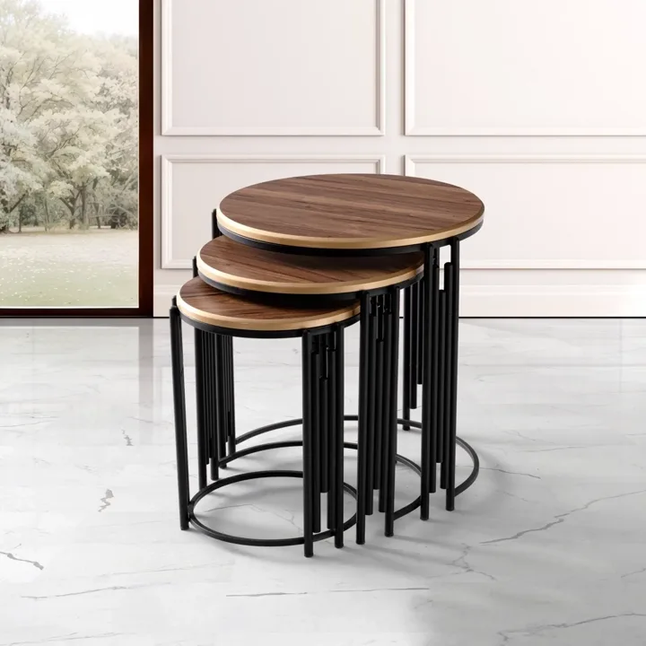 Piyano Nesting Tables Walnut TN0663