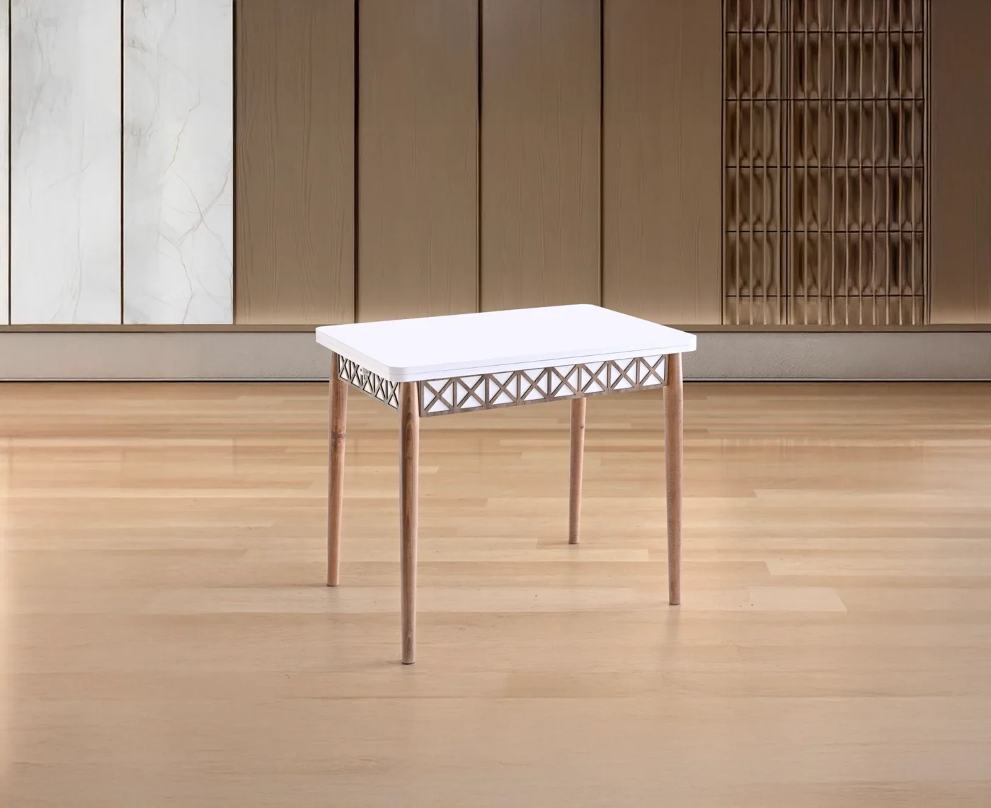 Extending Table White Marble TN0645