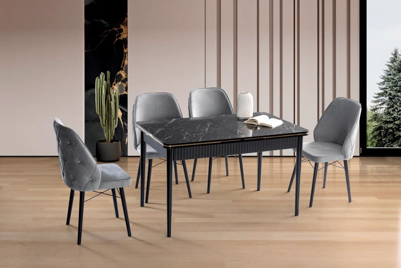 Aras Table and Chair Set Bendir TN0638