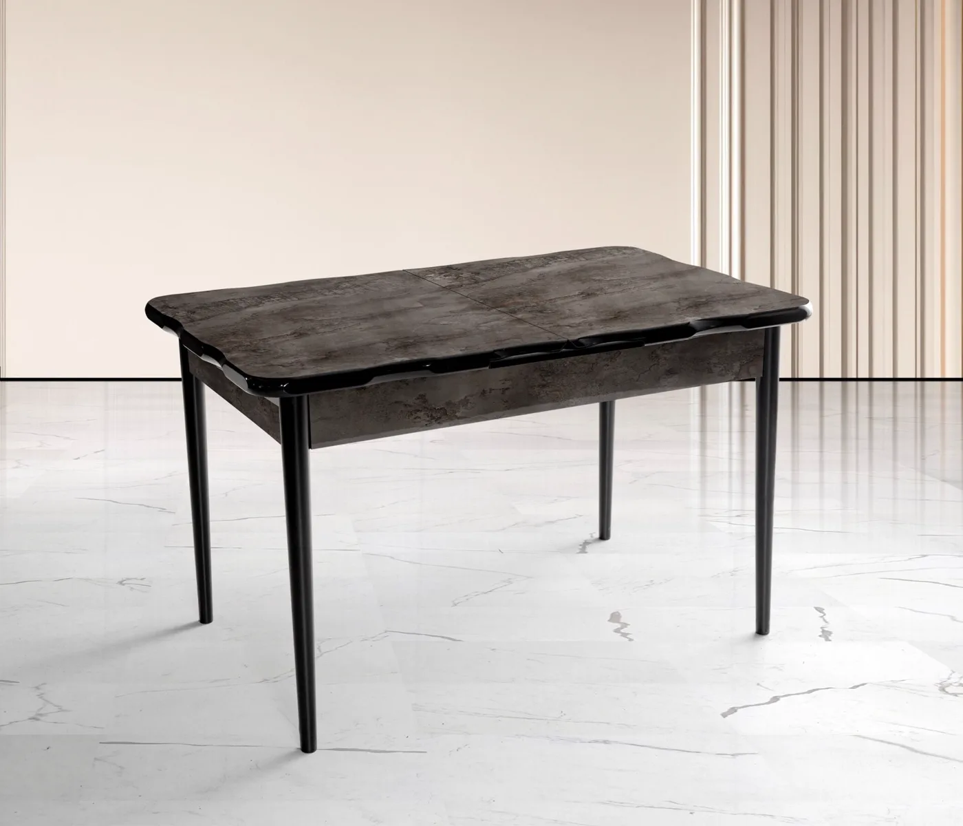 Yener 4-Chair 100% MDF Table Set Ironi TN0632