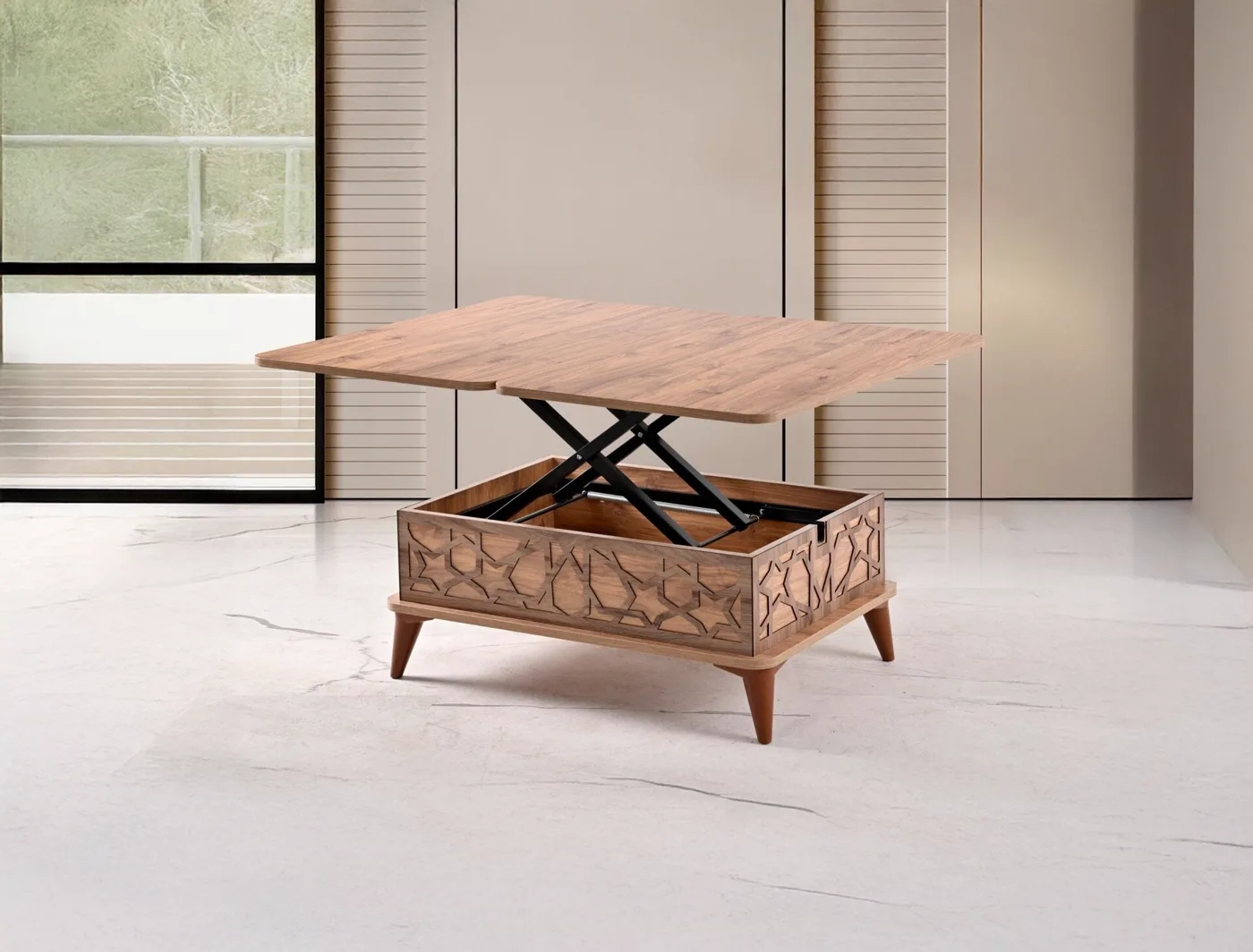 Lift-top Smart Table Atlantic Pine TN0618