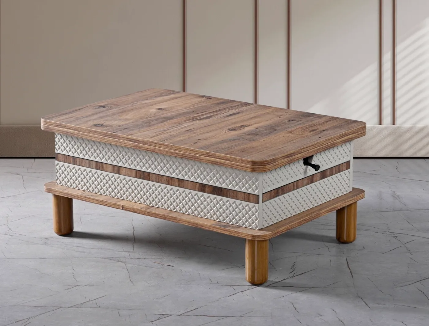 Bohem Lift-top Smart Table Cream TN0614
