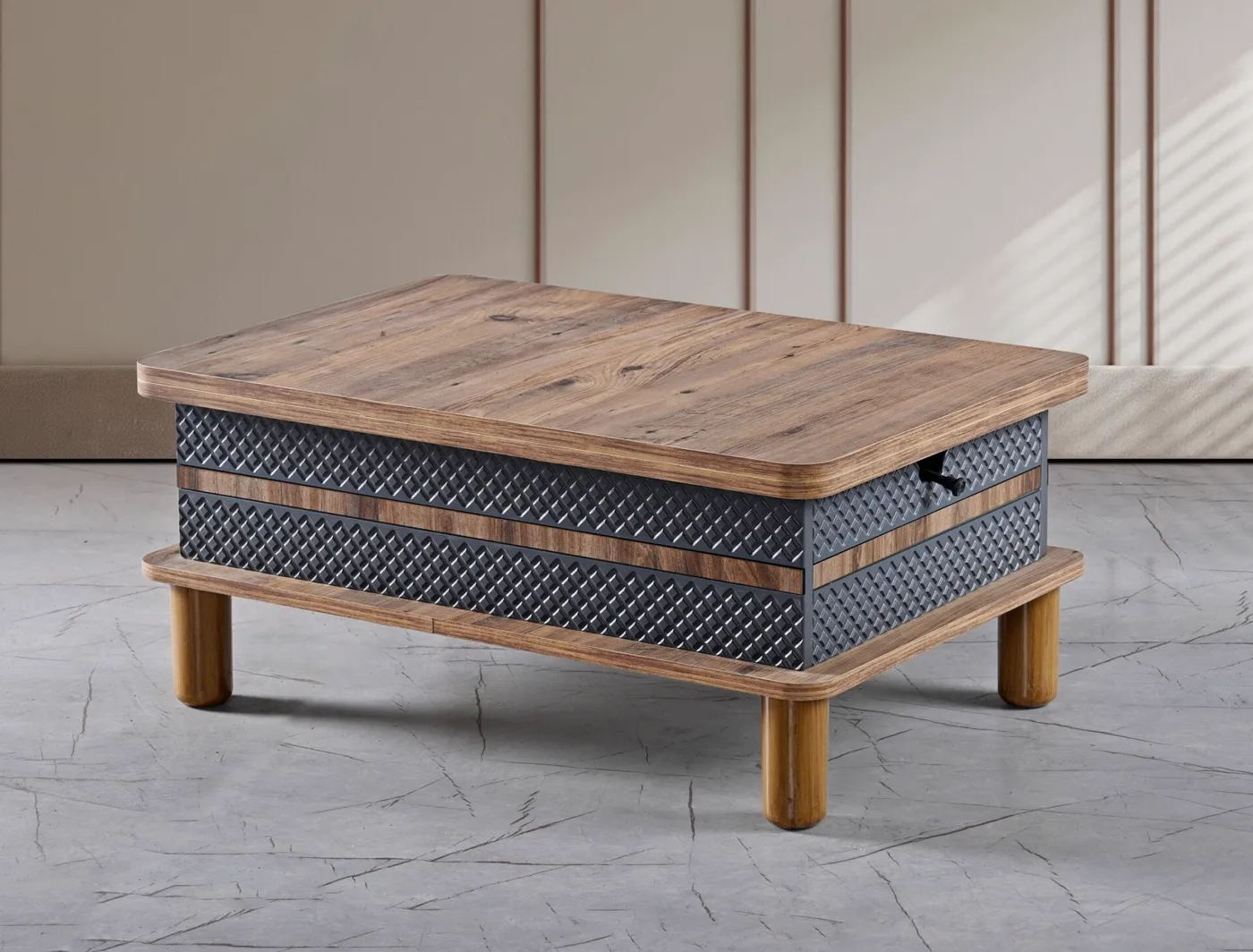 Bohem Lift-top Smart Table Anthracite TN0613