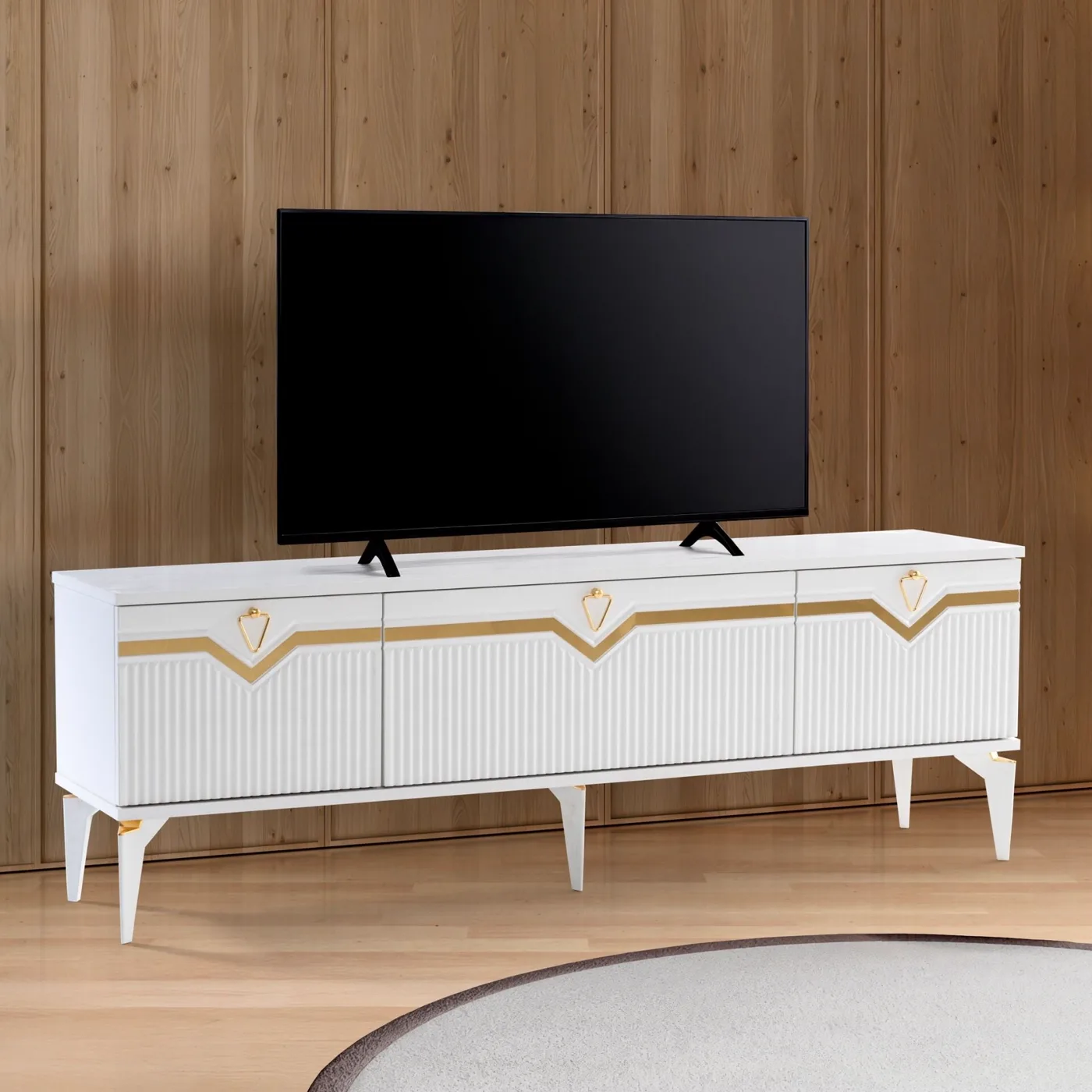 Atilla V TV Table White TN0589