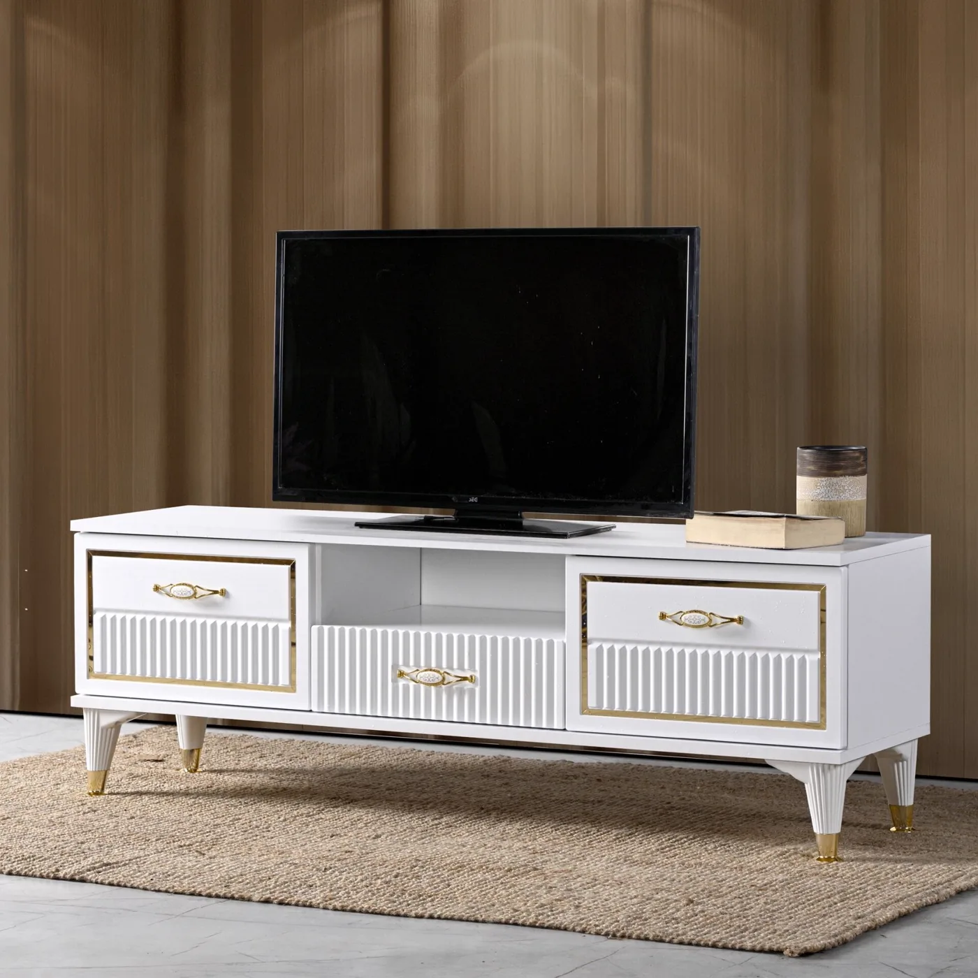 Aslan Fox 140 TV Table White TN0583