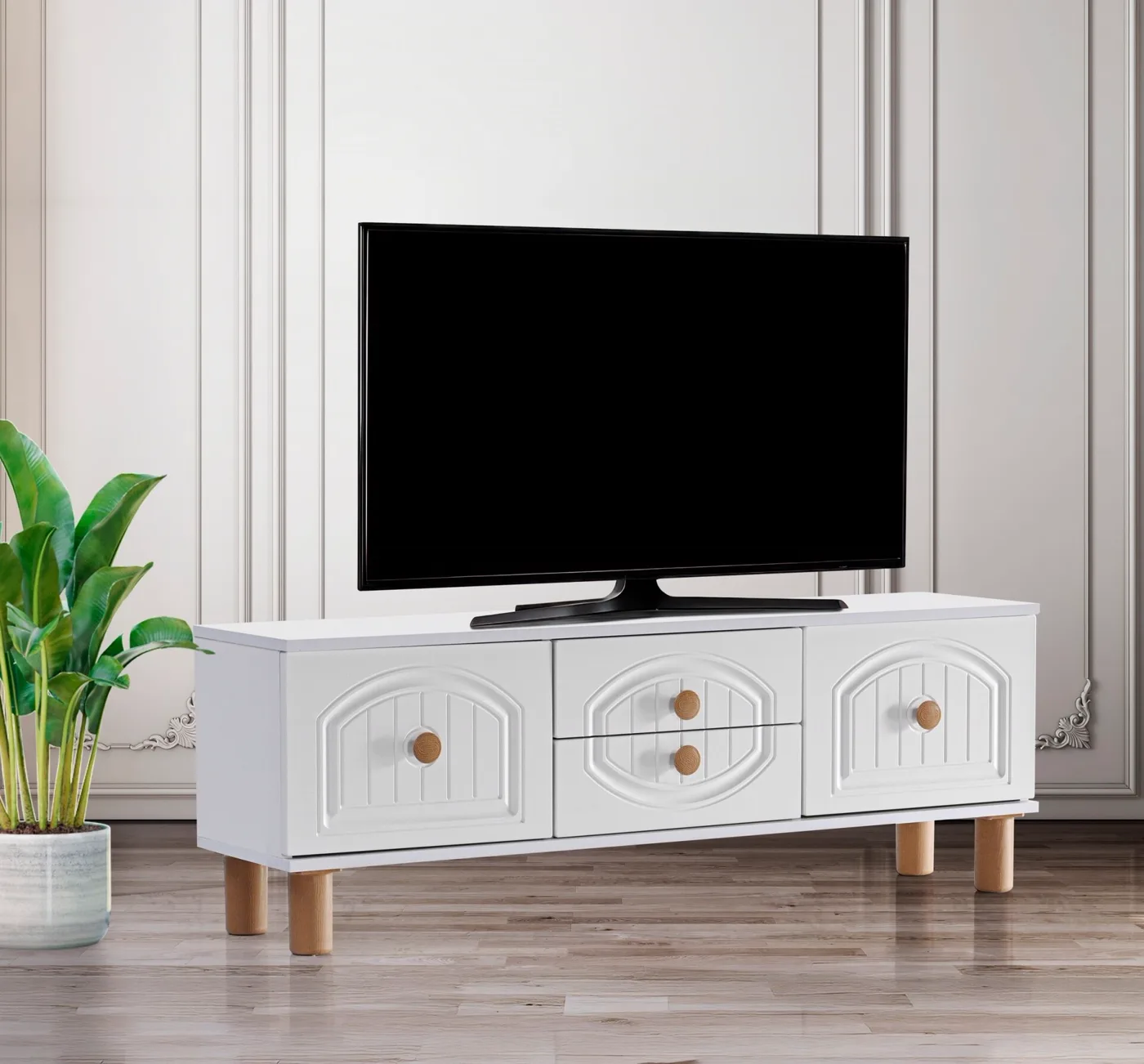 Aslan Ege Konak TV Stand White TN0568