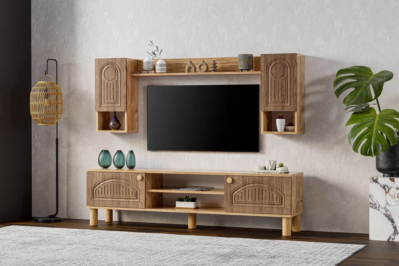 Bohem Living Unit Atlantic Pine - Walnut TN0553