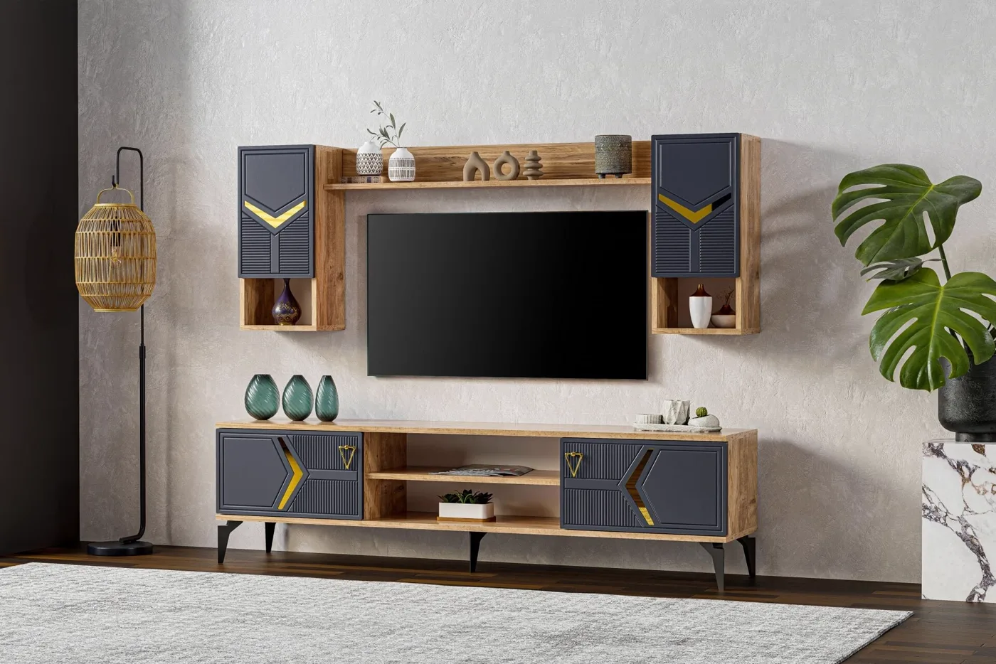 Elmas Living Unit Atlantic Pine - Anthracite TN0551