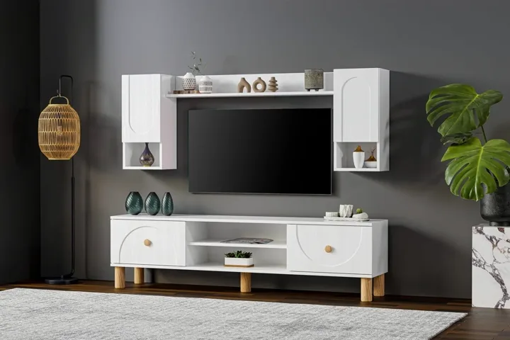 Vintage woonmeubel wit TN0544