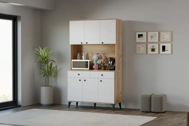 Bohem Large Coffee Corner Atlantic Pine - White TN0515