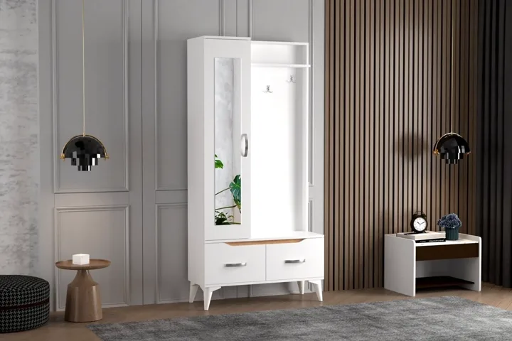 Carina Coat Rack - White TN0456
