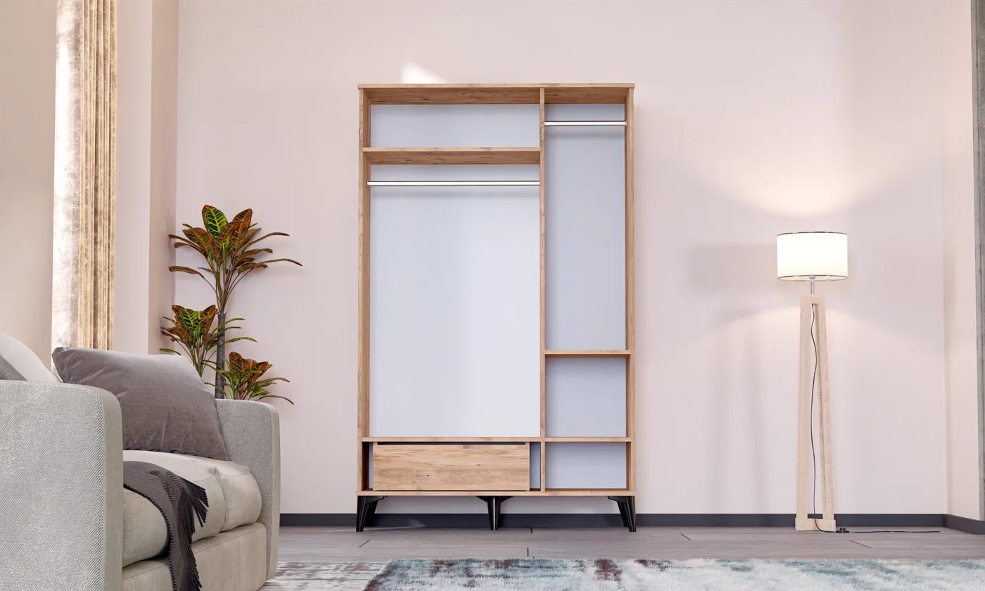 Tire 3-Door Wardrobe - Atlantic Pine TN0419