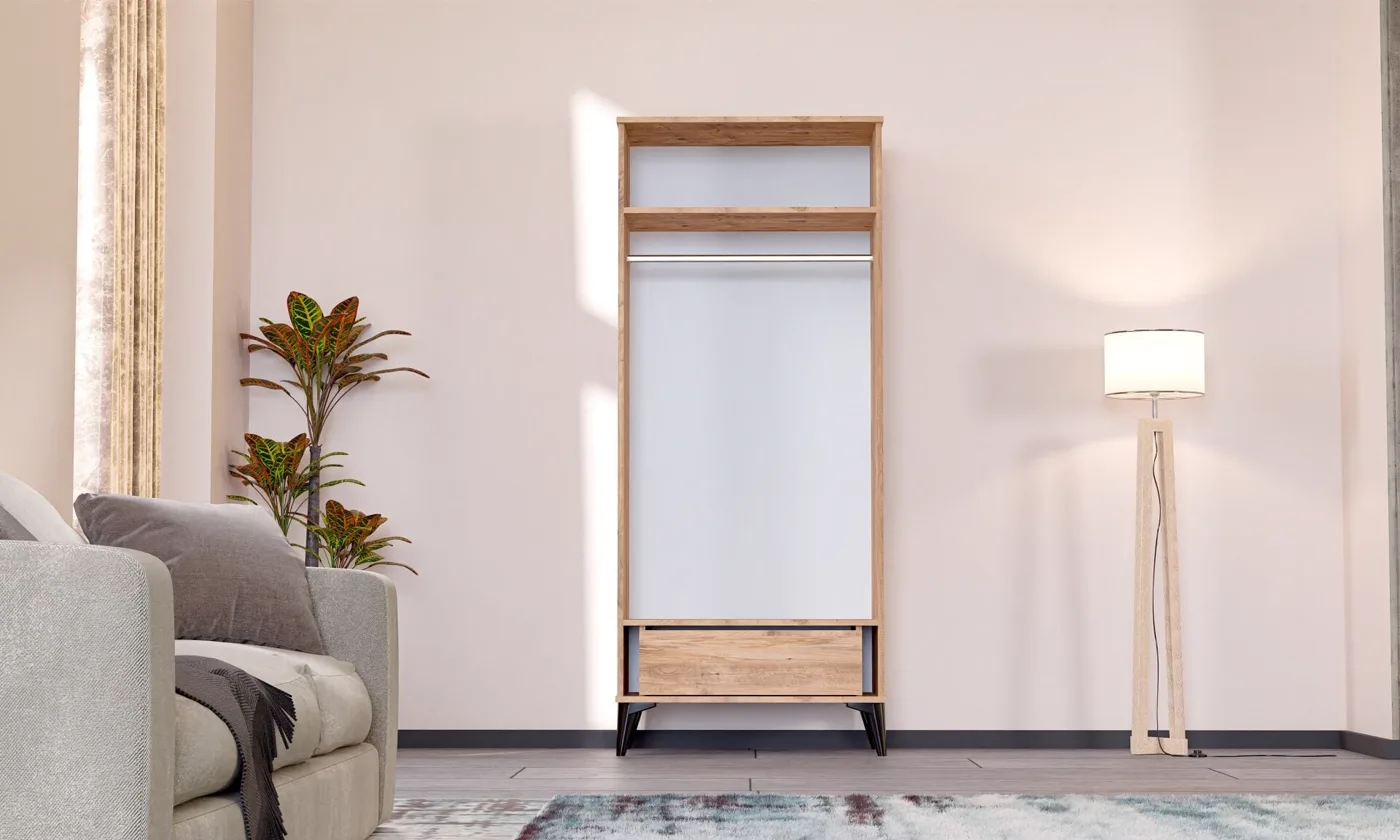 Tire 2-Door Wardrobe - Atlantic Pine TN0420