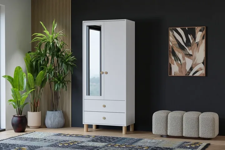 Vera 2-Door Cabinet - White TN0393