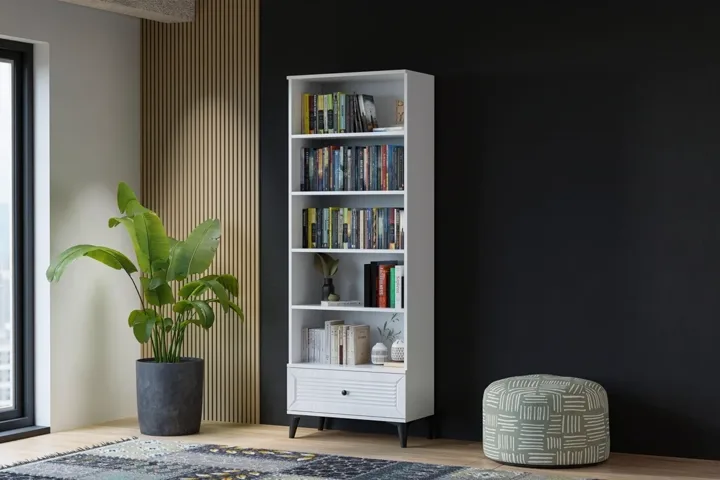 Vera Naz Bookcase - White TN0365